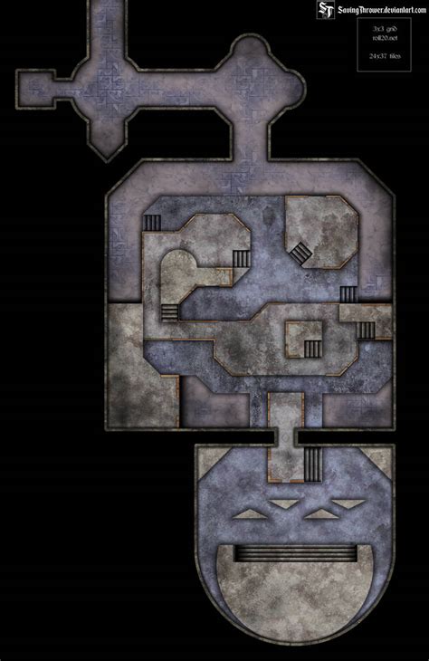 Clean Gridless Platform Dungeon Battlemap Roll20 By Savingthrower On