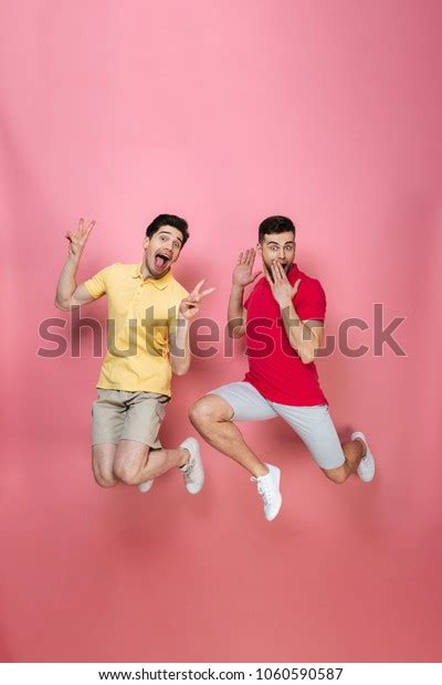 Full Length Portrait Joyful Gay Male Stock Photo Shutterstock
