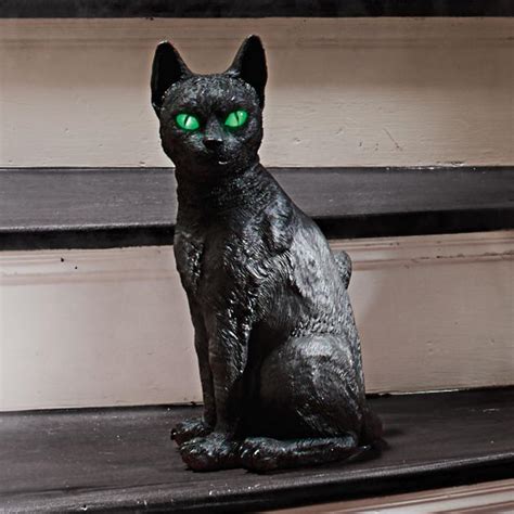 Black Cat With Glowing Eyes Grandin Road