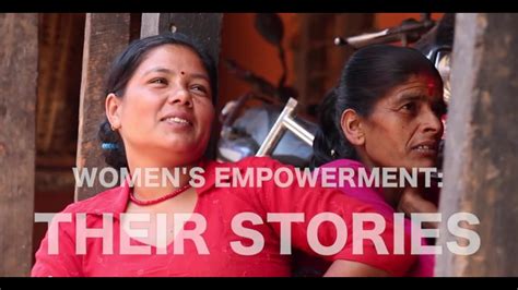 Women Empowerment Women S Stories In Nepal Youtube