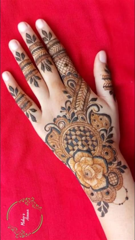 Rose Henna Full Mehndi Designs Mehndi Designs Book Mehndi Designs