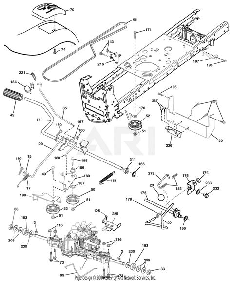 Ariens 936007 960460032 01 42 Hydro Tractor Parts Diagram For Drive