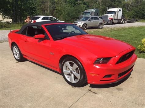 The mustang gt has been the iconic pony car for decades. 2014 Ford Mustang GT Convertible 2-Door 5.0L BRIGHT RED V8 V8