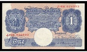 1940-48 1 Pound Great Britain Bank of England Note