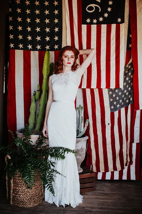 The Land Of The Free Spirited Home Of The Brave Americana Wedding