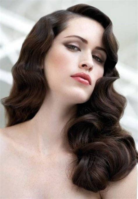 Vintage Hairstyles For Long Hair Finger Wave