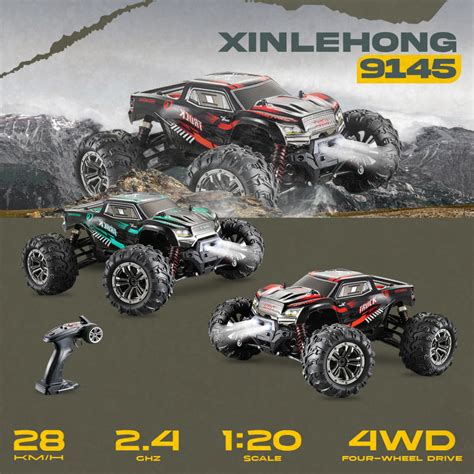 Jual Rc Car Xinlehong Wd Km H Monster Truck Scale Rtr Shopee Indonesia
