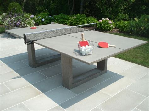 Concrete Ping Pong Dining Table By James Dewulf Bonjourlife