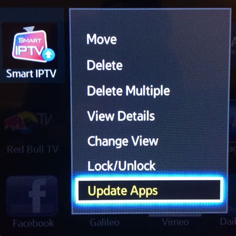 Update Samsung Smart Iptv App
