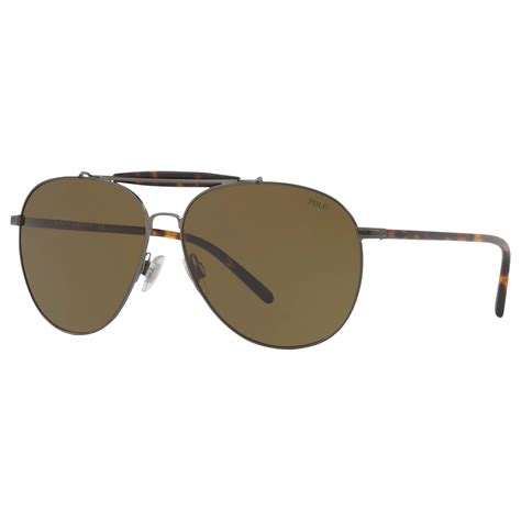Polo Ralph Lauren Ph3106 Men S Aviator Sunglasses