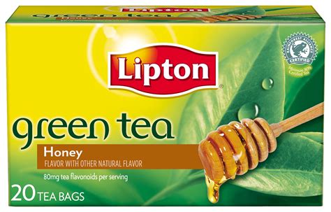 Lipton Green Tea Honey Tea Bags 12 Ounces 20 Count