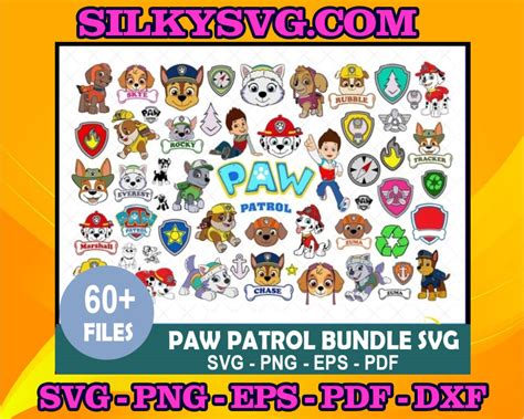 The Paw Patrol Svg Files Are Available For Free
