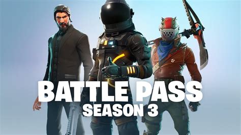 The battle pass gives players the ability to unlock cosmetic items for their fortnite characters. Battle Pass Season 3 Announce (Battle Royale) - YouTube