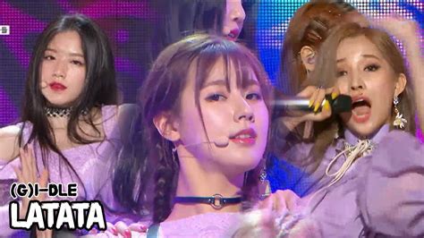 HOT D G I DLE LATATA 여자 아이들 라타타 Show Music core YouTube