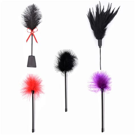 buy flirt soft flogger for couple adult game sex products flirting feather