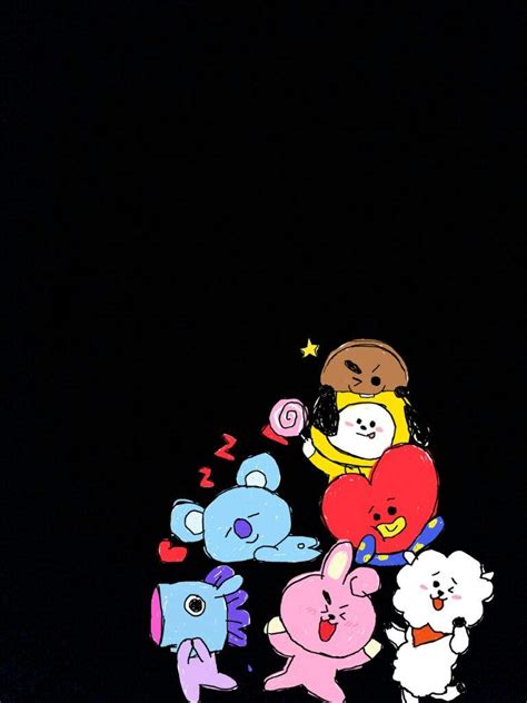 Free Download Bt21 Wallpaper Armys Amino 768x1024 For Your Desktop