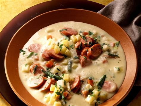 Creamy Potato Soup With Sausage And Vegetables Recipe Eat Smarter USA
