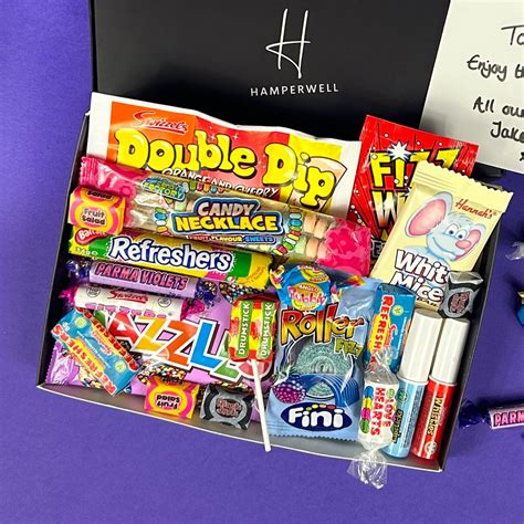 Retro Candy Letterbox T Hamper Hamperwell