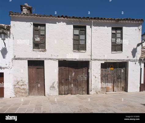 World Heritage Site Baeza Andalusia Spain Old House In Back Street