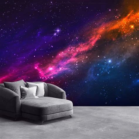 Outer Space Nebula Wallpaper Wall Mural