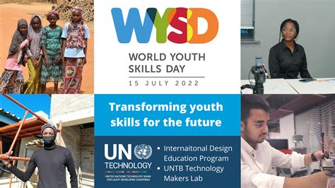 world youth skills day 2022 transforming youth skills in science technology and innovation for