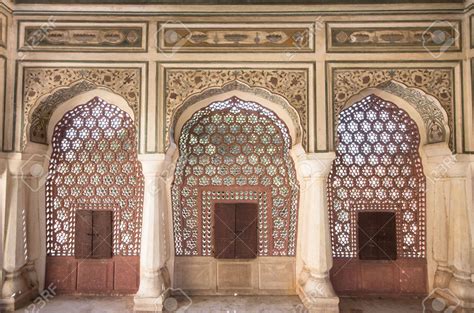 Interior Of The Hawa Mahal Jaipur Rajasthan India Mughal