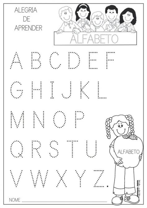 Atividades Para Educação Infantil Com Alfabeto Para Imprimir