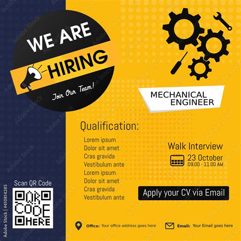 Job Opening Mechanical Engineer Design For Companies Square Social