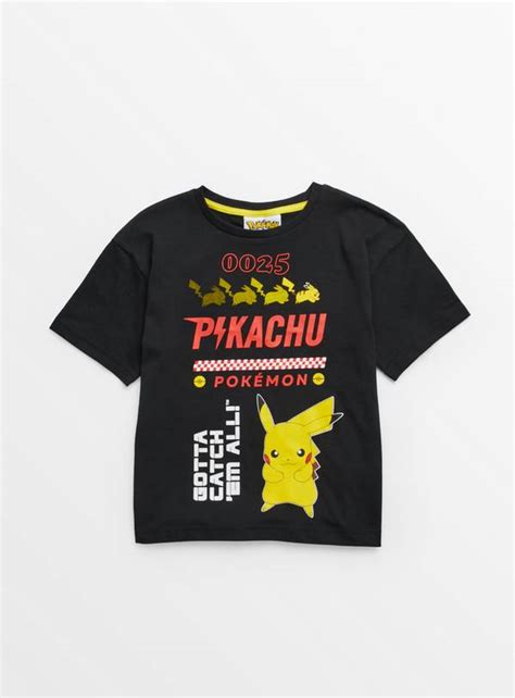 Buy Pokemon Pikachu Black Graphic T Shirt 5 Years T Shirts And Shirts