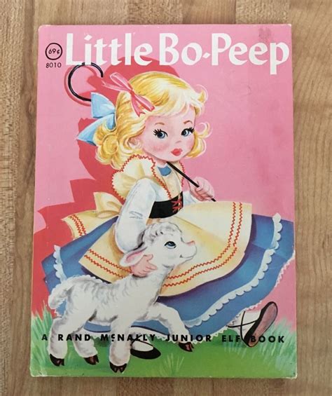 Little Bo Beep Vintage Rand Mcnally Junior Elf Book Helen Wing 1966