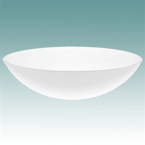 9653 White Frosted Glass Shade 14 Glass Lampshades