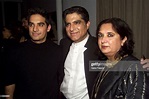 Deepak Chopra with son, Gotham and wife Rita, at the Rasa Music CD ...