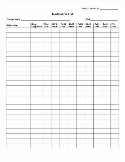 Best Of Daily Medication Schedule Template In 2020 Regarding Controlled