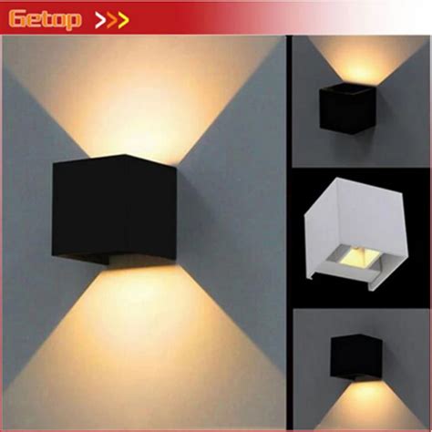 Zyy 7w Waterproof Ip65 Cube Wall Lamp Surface Mounted Outdoor Led