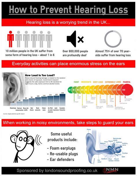 How To Prevent Hearing Loss Infographic Visualistan