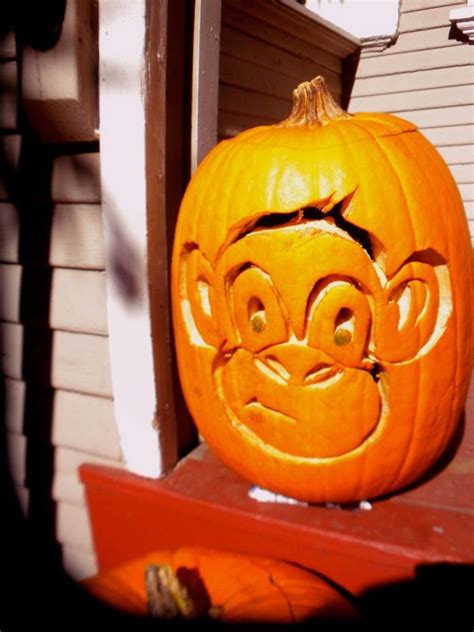 Monkey Pumpkin Pumpkin Carving Pumpkin Carving