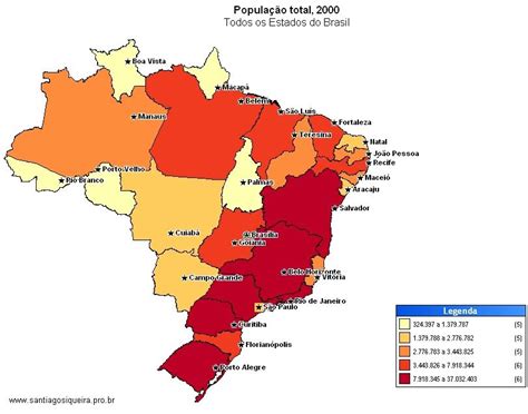 Geografia na Rede BRASIL POPULAÇÃO 2000