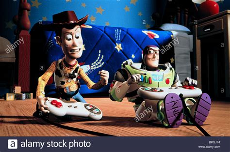 Woody And Buzz Lightyear Toy Story 2 1999 Stock Photo