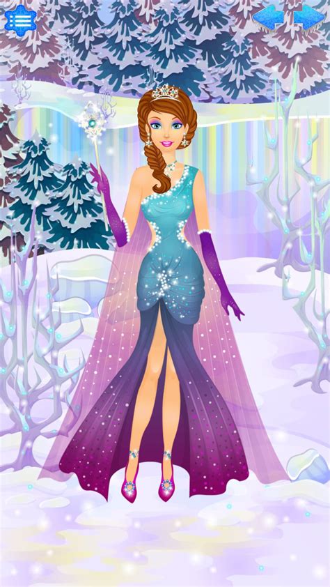 Amazon.com: Snow Queen Dress Up and Makeup: princess ...