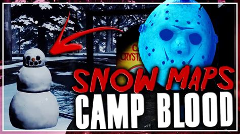 Snow Maps Revealed New Jason Skin Camp Blood Friday The 13th The