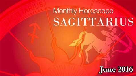 Sagittarius Monthly Horoscope For June 2016 Prakash Astrologer Youtube