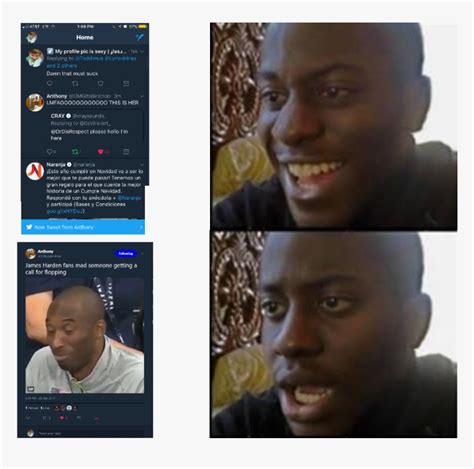 Black Guy Happy Sad Meme, HD Png Download , Transparent Png Image - PNGitem