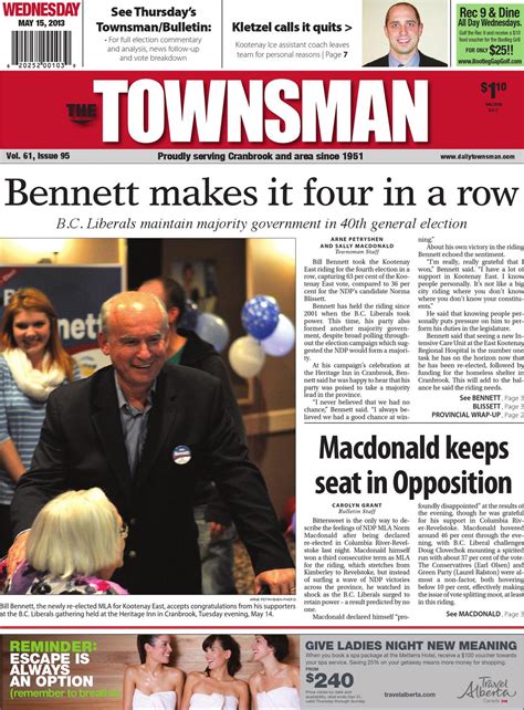 Cranbrook Daily Townsman May By Black Press Media Group Issuu
