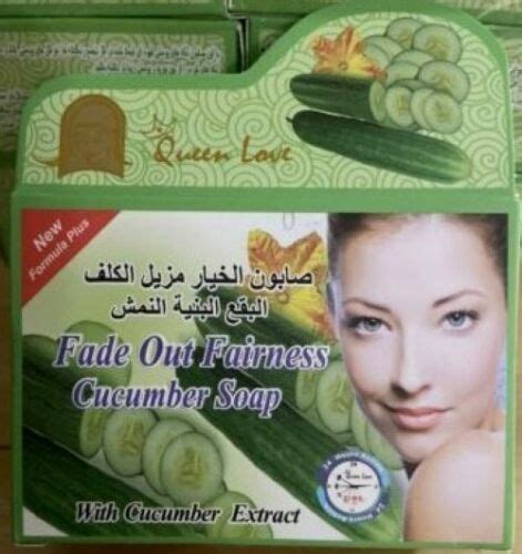 2pk Queen Love Cucumber Soap Fade Out Fairness New Formula With Cucumber Extract Ehm Store