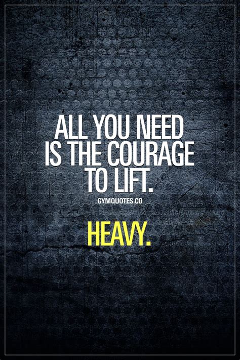 All You Need Is The Courage To Lift Heavy 👊 Light Weights And High