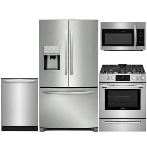 Shop the best kitchen appliance packages at ajmadison.com. Frigidaire 4 Piece Gas Kitchen Appliance Package with 26.8 ...