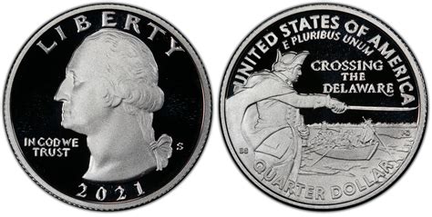 Images Of Washington Quarter 2021 S 25c Crossing The Delaware Silver