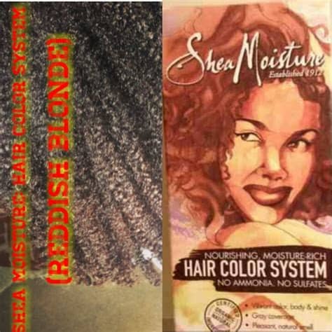 In order for your hair to thrive with a healthy look and feel, moisture is key. Shea Moisture: Hair Color System (Reddish Blonde) - YouTube