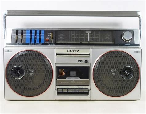 Vintage Sony Cfs Boombox Radio Cassette Tape Ghetto Blaster Super My
