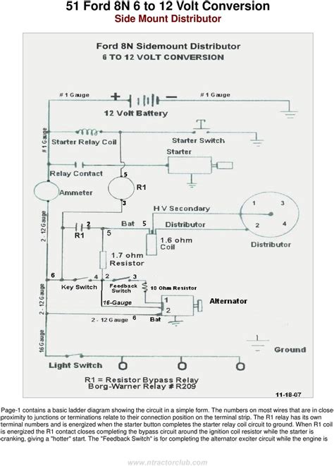 Ford 8n 12 Volt Conversion Side Mount Distributor Wiring Diagram